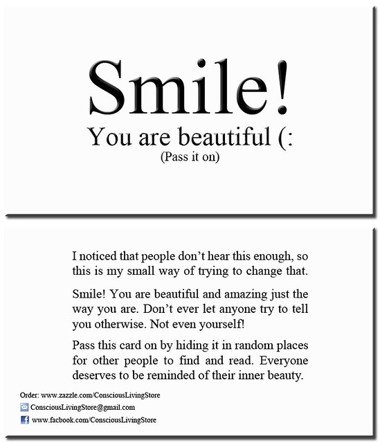 Smile You Are Beautiful