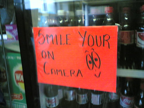 Smile Your On Camera Sign