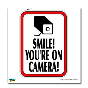 Smile Your On Camera Sticker