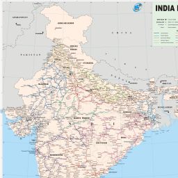 South Indian Railway Map