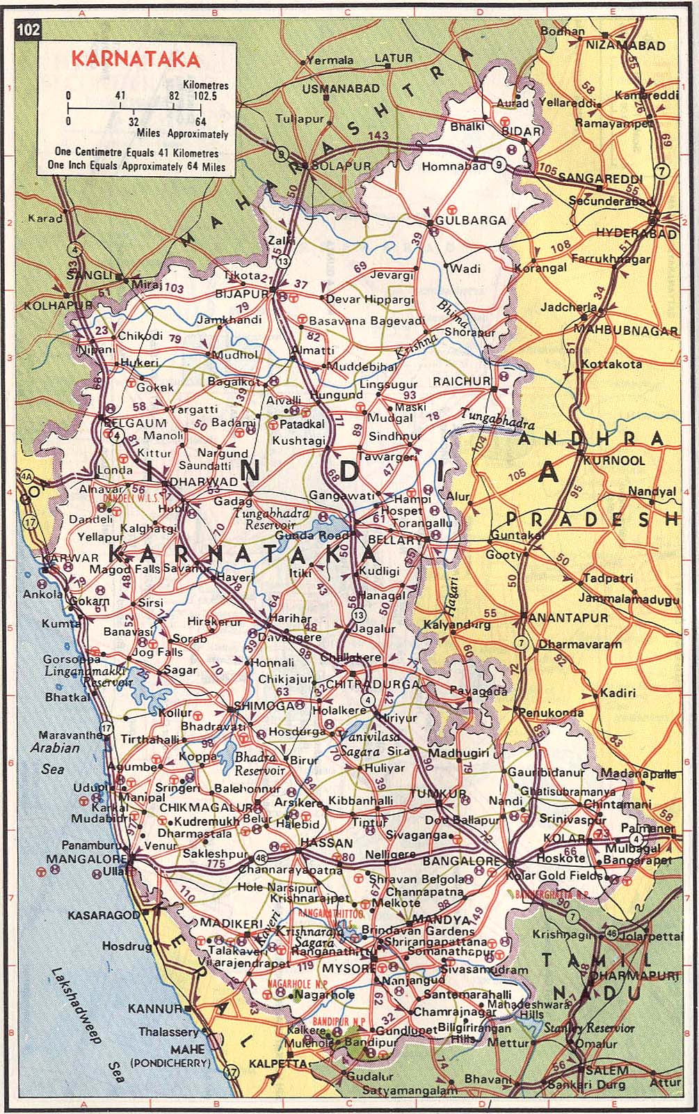 South Indian Railway Map