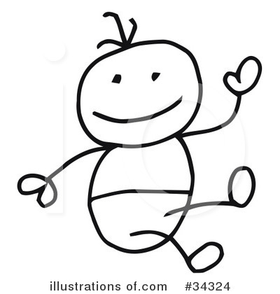 Stick Figure Children Clip Art Free