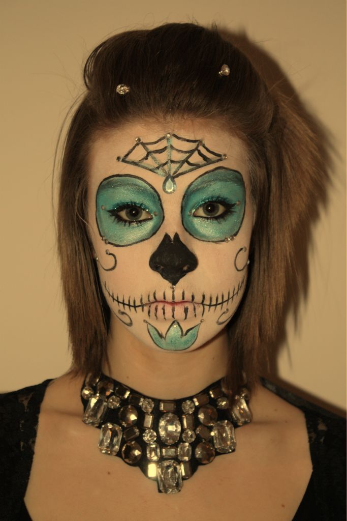 Sugar Candy Skull Makeup