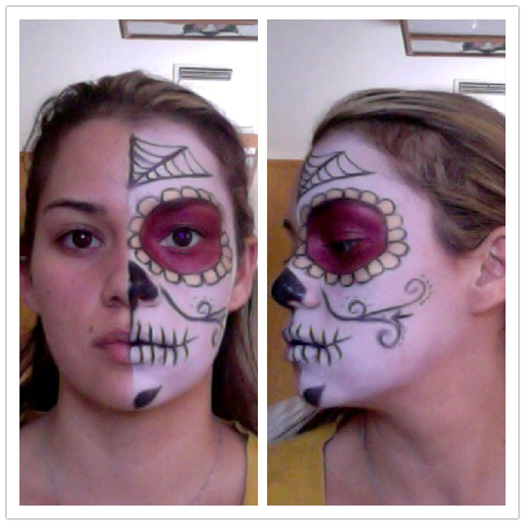 Sugar Candy Skull Makeup