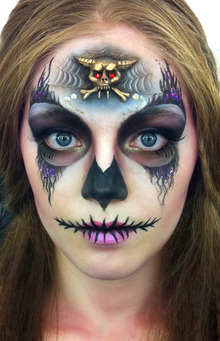 Sugar Candy Skull Makeup