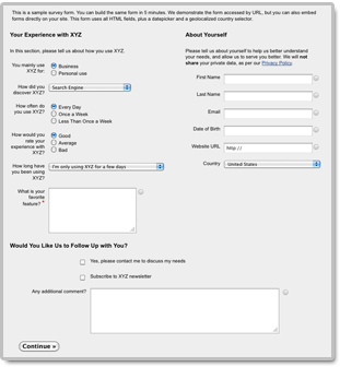 User Registration Form Design