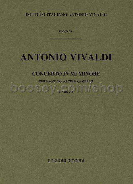 Vivaldi Cello Concerto In E Minor