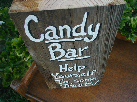 Wedding Candy Bar Sign Ideas