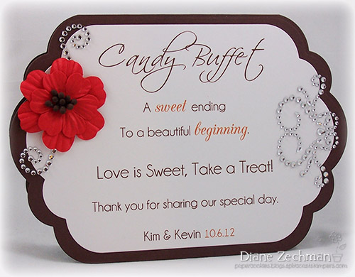 Wedding Candy Bar Sign Templates