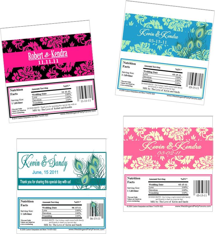 Wedding Candy Bar Wrappers