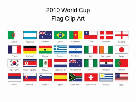World Flags With Names Printable