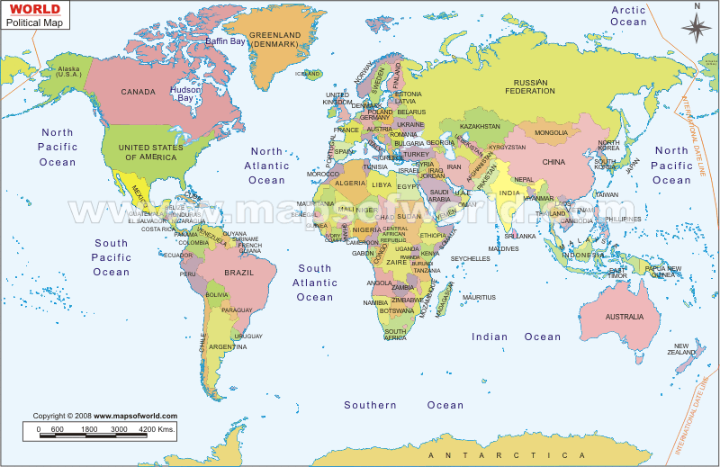 World Globe Map For Kids