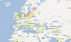World Globe Map Interactive