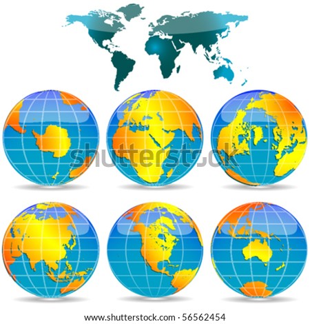 World Globe Vector