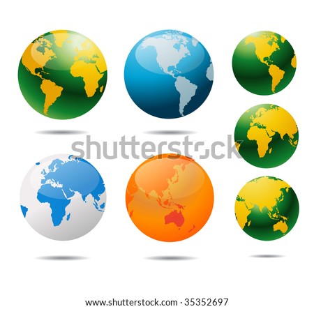 World Globe Vector Free