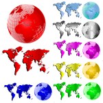 World Globe Vector Free Download