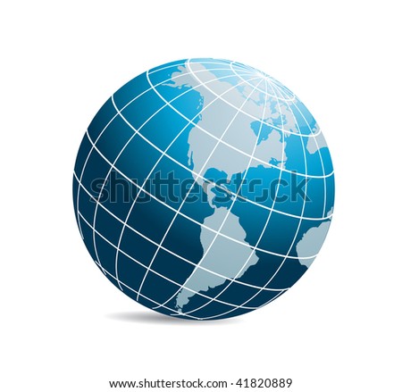 World Globe Vector Free Download