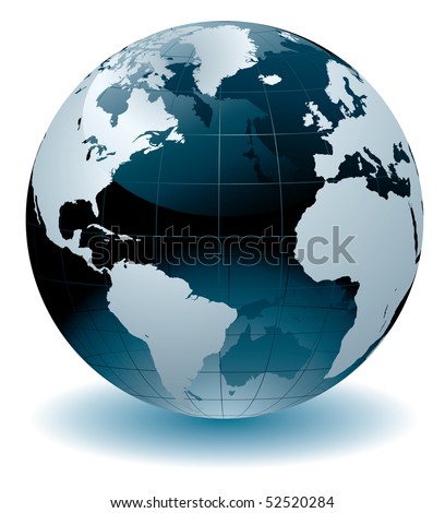 World Globe Vector Free Download