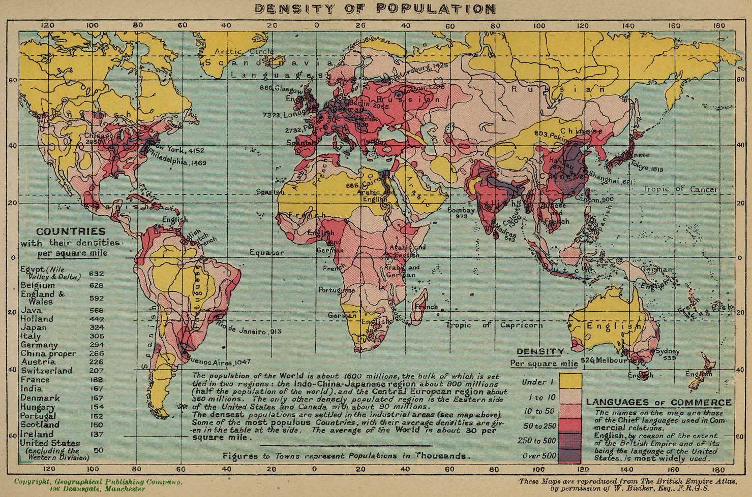 World Map With Countries And Oceans