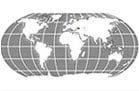 World Map With Countries Black And White