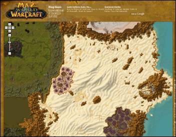 World Of Warcraft Map