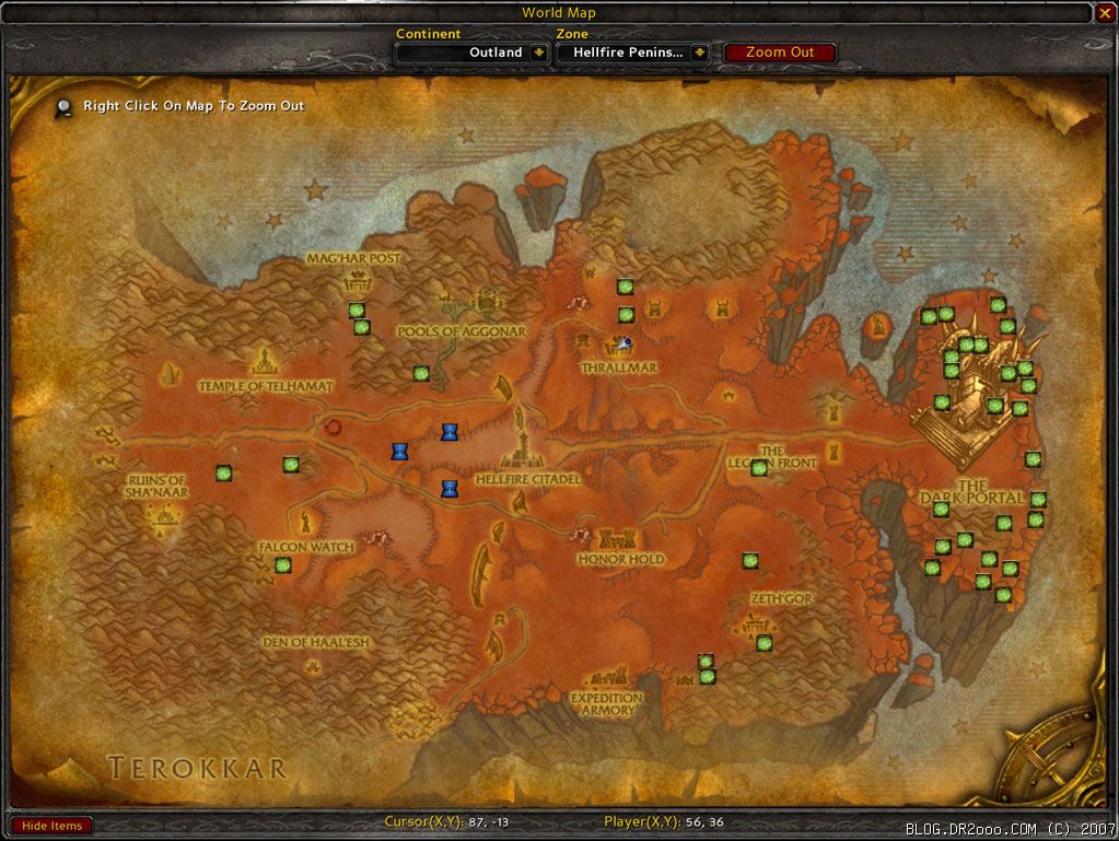 World Of Warcraft Map Levels