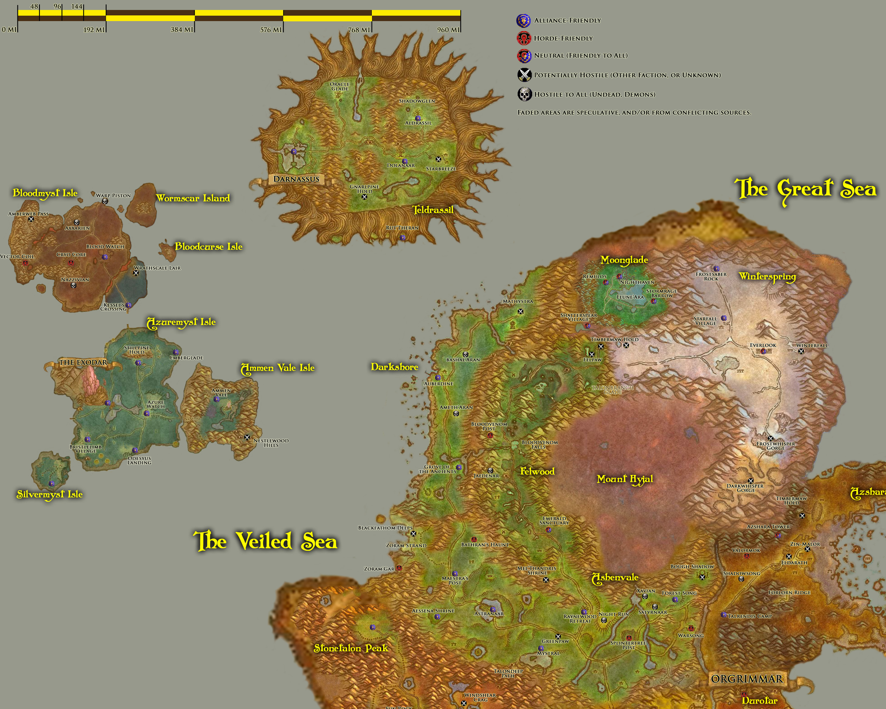 World Of Warcraft Map Levels