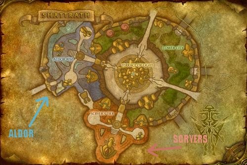 World Of Warcraft Map Outland