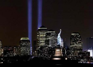 World Trade Center Memorial Lights